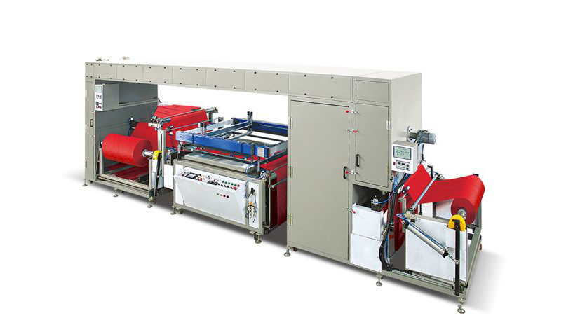 全自動無紡布卷對卷單色絲網(wǎng)印刷機(jī)