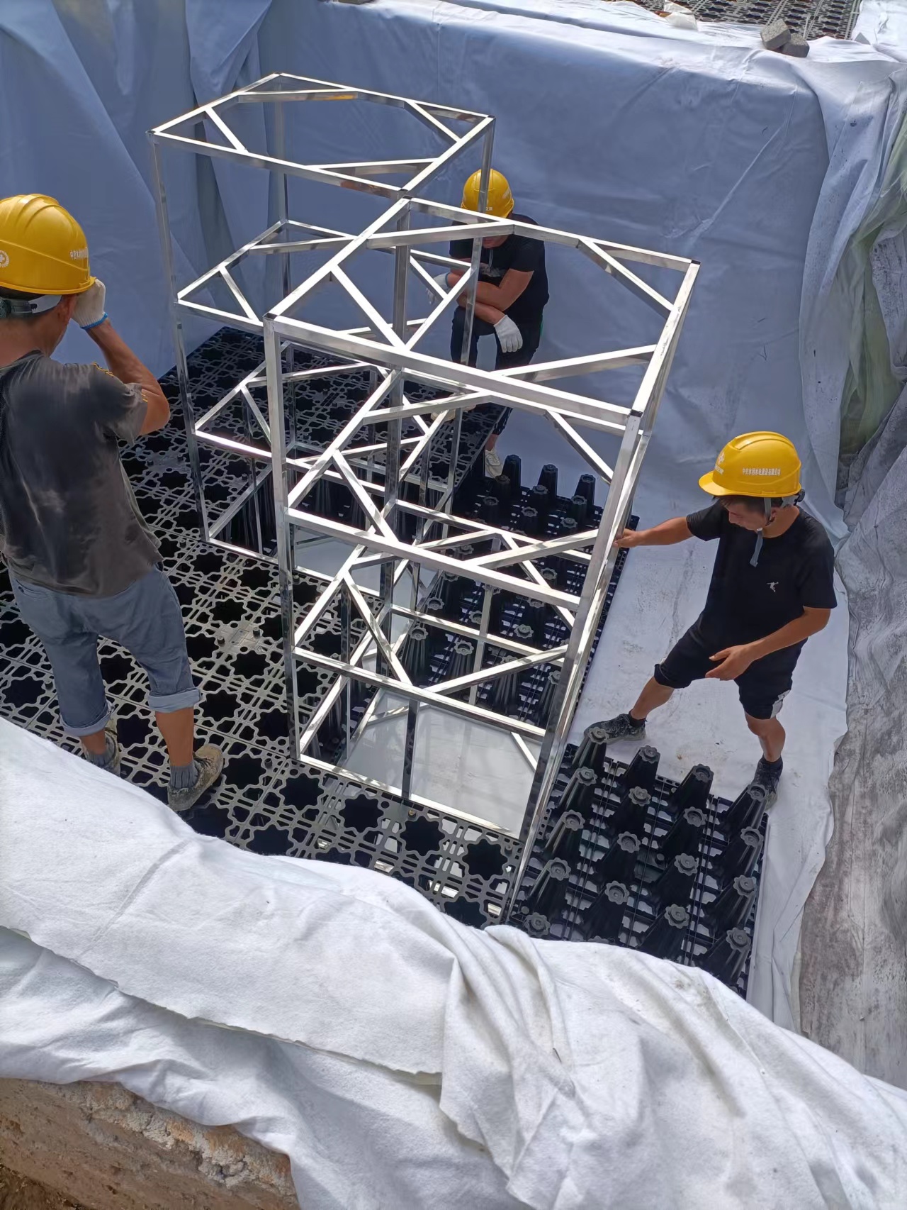 寧?？h西店新城中央景觀帶工程